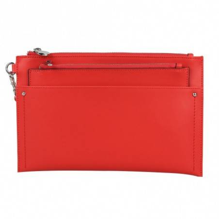 Pochette sans bandoulière ultra plate Fuchsia F9666-2 FUCHSIA - 17
