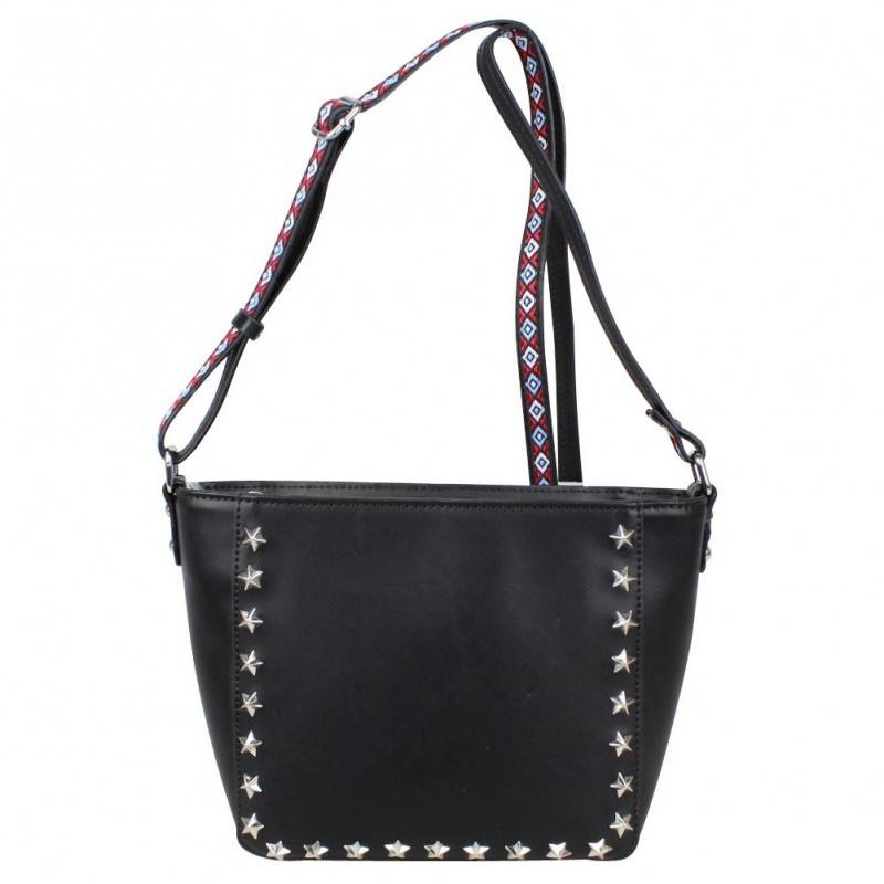 Sac bandoulière ethnique déco étoiles Fuchsia F9665-1 Paola FUCHSIA - 9 Sac bandoulière ethnique déco étoiles Fuchsia F9665-1 Paola FUCHSIA - 9