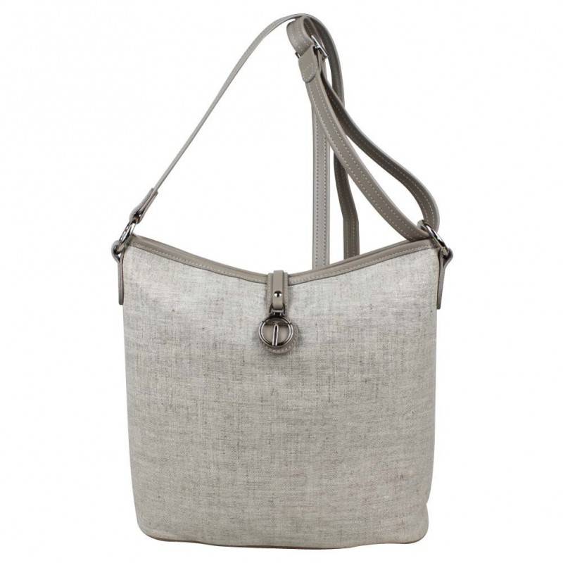 Sac bandoulière toile argent Texier Fabrication France 25702 TEXIER - 1 Sac bandoulière toile argent Texier Fabrication France 25702 TEXIER - 1