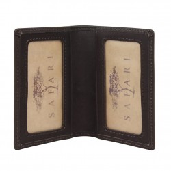 Petit porte cartes cuir ultra plat Jean Louis Fourès X15 sécurisé Anti RFID Fabrication Française SAFARI - 2