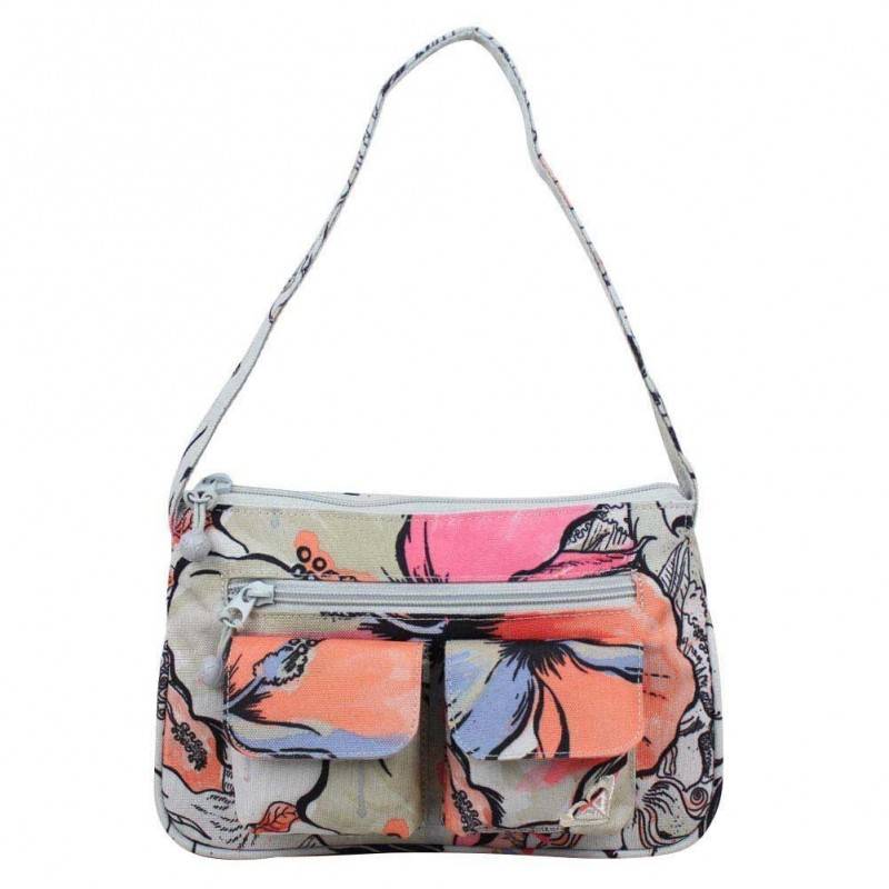 Sac épaule Roxy gris motif QMWBA431 Give Me More ROXY - 1 Sac épaule Roxy gris motif QMWBA431 Give Me More ROXY - 1