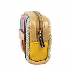 Petit porte monnaie bourse multicolore Fuchsia F9414-1 FUCHSIA - 3 Petit porte monnaie bourse multicolore Fuchsia F9414-1 FUCHSIA - 3