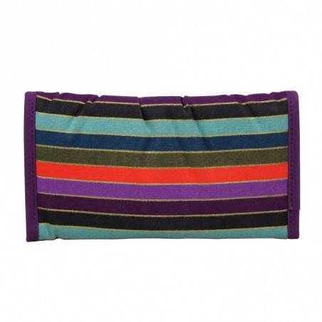 Portefeuille ultra plat toile multicolore Roxy Cilla XEWWT066 ROXY - 2