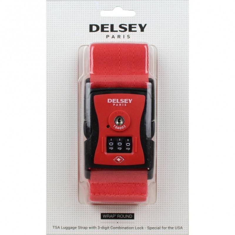 Sangle à bagage à codes spécial USA TSA Delsey 3940091 DELSEY - 1 Sangle à bagage à codes spécial USA TSA Delsey 3940091 DELSEY - 1