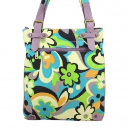 Sac porté épaule cabas toile rouge Lancaster 504-47 LANCASTER - 3 Sac porté épaule cabas toile rouge Lancaster 504-47 LANCASTER - 3