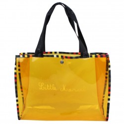 Sac à main Little Marcel transparent verni orange Trinity LITTLE MARCEL - 1 Sac à main Little Marcel transparent verni orange Trinity LITTLE MARCEL - 1