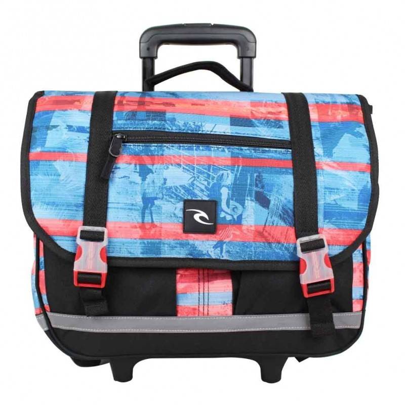 Cartable 38 cm Rip Curl avec roues bleu motif rouge BBPJF4 RIP CURL - 1 Cartable 38 cm Rip Curl avec roues bleu motif rouge BBPJF4 RIP CURL - 1