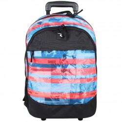Cartable 38 cm RipCurl avec roues imprimé bleu rouge RIP CURL - 1 Cartable 38 cm RipCurl avec roues imprimé bleu rouge RIP CURL - 1