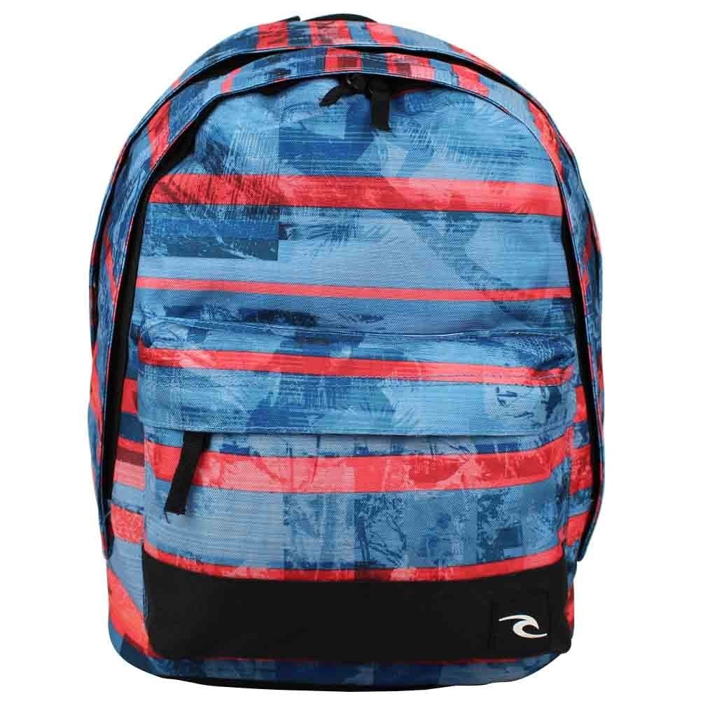 Sac à dos Rip Curl motif bleu rouge BBPIQ4 2 compartiments RIP CURL - 1