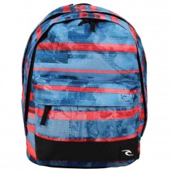 Cartable 38 cm RipCurl avec roues imprimé bleu rouge RIP CURL - 1