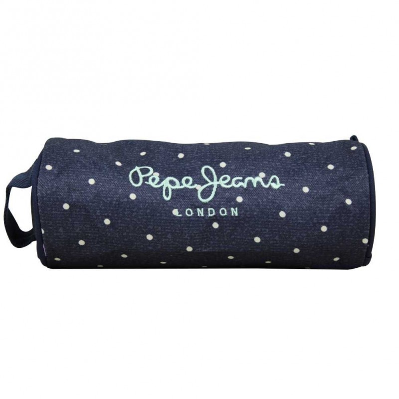 Trousse Pepe Jeans effet bleu jean et pois Pepe Jeans trousse simple 65941-51 Trousse Pepe Jeans effet bleu jean et pois Pepe Jeans trousse simple 65941-51