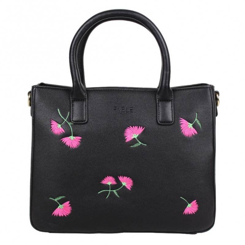 Sac à main motif brodé fleurs DS34-0 A DÉCOUVRIR ! - 1 Sac à main motif brodé fleurs DS34-0 A DÉCOUVRIR ! - 1