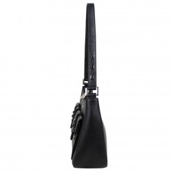 Sac porté épaule femme de marque Mac Douglas cuir noir MAC DOUGLAS - 2 Sac porté épaule femme de marque Mac Douglas cuir noir MAC DOUGLAS - 2