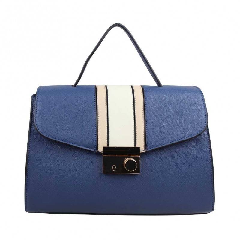 Sac à main effet saffiano bicolore 71383 A DÉCOUVRIR ! - 1 Sac à main effet saffiano bicolore 71383 A DÉCOUVRIR ! - 1
