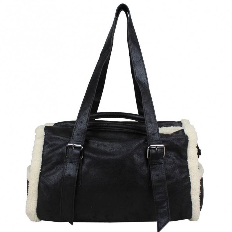 Sac épaule bowling Fuchsia effet fourrure mouton F9327 FUCHSIA - 1 Sac épaule bowling Fuchsia effet fourrure mouton F9327 FUCHSIA - 1