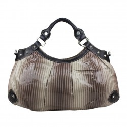 Sac épaule gris forme banane Patrick Blanc 504010 PATRICK BLANC - 4