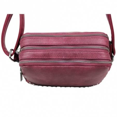 Petit porte monnaie femme fleur toile Fuchsia F9536-1 FUCHSIA - 4