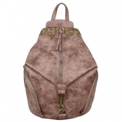 Sac à dos losange effet vieilli et rivets Fuchsia Maguey FUCHSIA - 1 Sac à dos losange effet vieilli et rivets Fuchsia Maguey FUCHSIA - 1