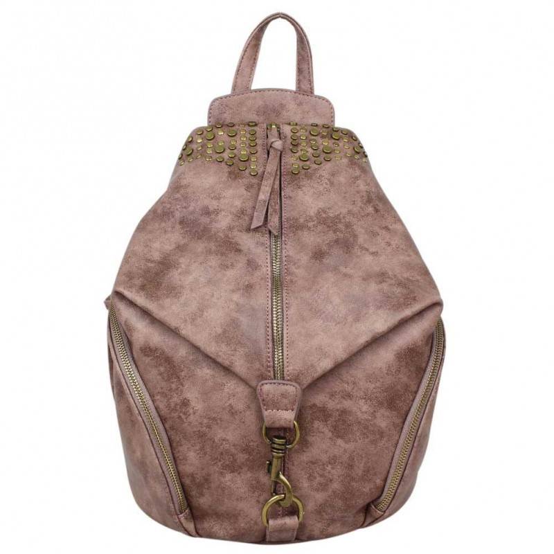 Sac à dos losange effet vieilli et rivets Fuchsia Maguey FUCHSIA - 1 Sac à dos losange effet vieilli et rivets Fuchsia Maguey FUCHSIA - 1
