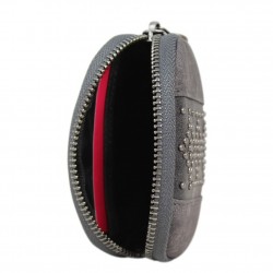 Petit porte monnaie rond effet vieilli rivets Fuchsia Alesso FUCHSIA - 2 Petit porte monnaie rond effet vieilli rivets Fuchsia Alesso FUCHSIA - 2