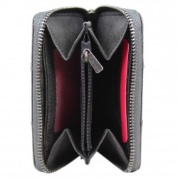 Porte monnaie femme grain granuleux Fuchsia F9629-1 FUCHSIA - 2 Porte monnaie femme grain granuleux Fuchsia F9629-1 FUCHSIA - 2
