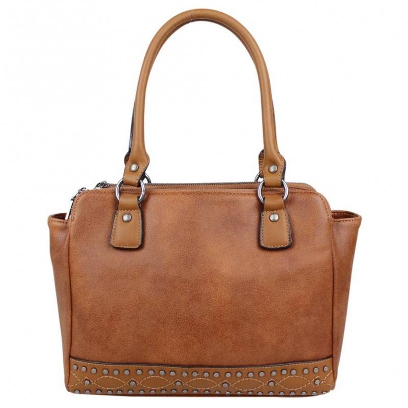 Sac épaule effet vieilli et déco rivets Fuchsia Lauren FUCHSIA - 1 Sac épaule effet vieilli et déco rivets Fuchsia Lauren FUCHSIA - 1