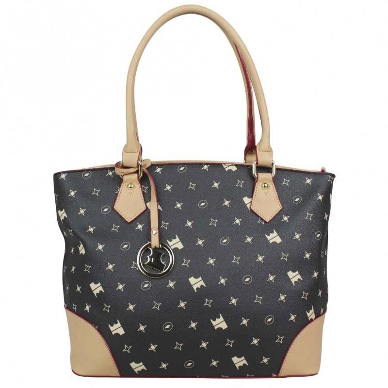 Sac cabas Jacques Esterel semi-trapèze motif Doryse Jacques ESTEREL - 1 Sac cabas Jacques Esterel semi-trapèze motif Doryse Jacques ESTEREL - 1