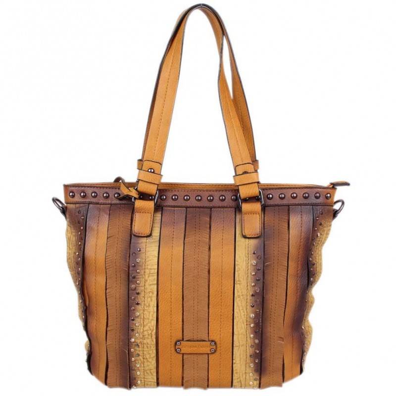 Sac cabas Jacques Esterel minis franges effet vieilli Jacques ESTEREL - 1