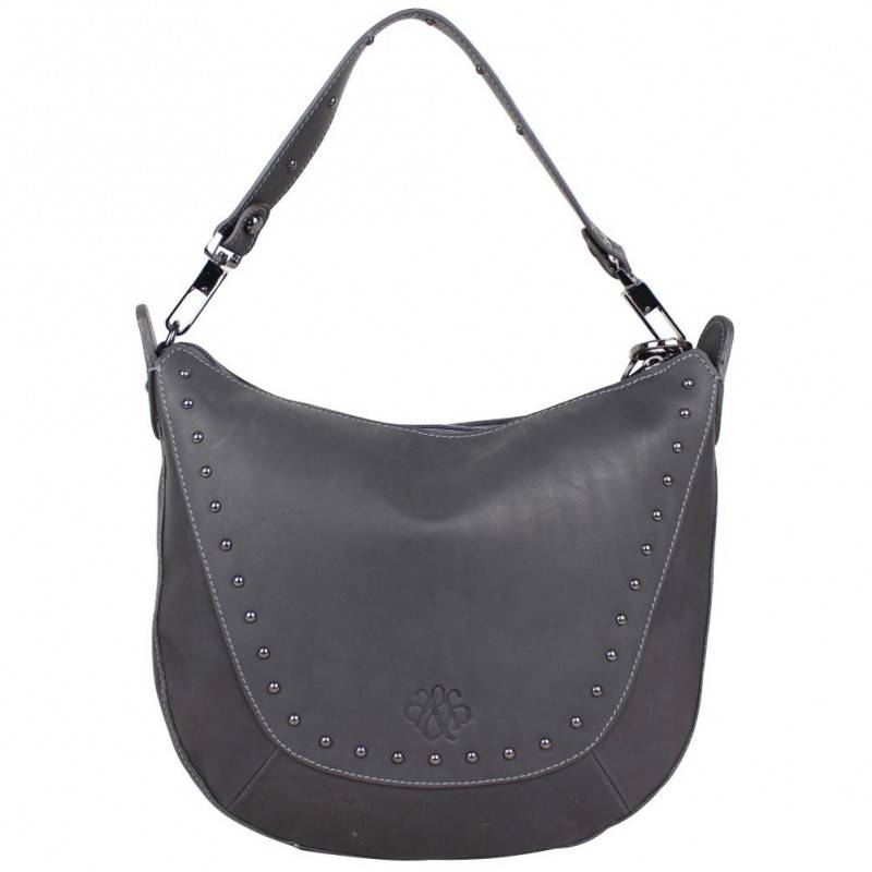 Sac bandoulière demi-lune Arthur et Aston cuir Aniline Melany ARTHUR & ASTON - 1 Sac bandoulière demi-lune Arthur et Aston cuir Aniline Melany ARTHUR & ASTON - 1
