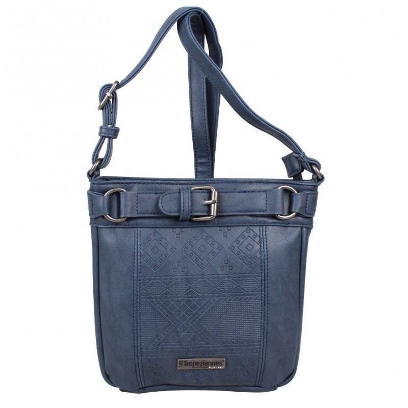 Sac pochette bandoulière Les Tropéziennes effet patiné Ouv 09 LES TROPÉZIENNES - 1 Sac pochette bandoulière Les Tropéziennes effet patiné Ouv 09 LES TROPÉZIENNES - 1