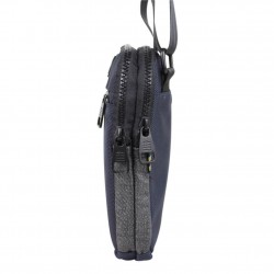 Petite pochette plate Serge Blanco effet jean Nur 2 poches SERGE BLANCO - 2 Petite pochette plate Serge Blanco effet jean Nur 2 poches SERGE BLANCO - 2