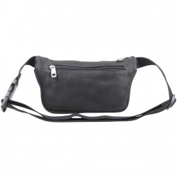 Pochette ceinture banane cuir Baroudeur Foures France Noir FOURÈS - 2 Pochette ceinture banane cuir Baroudeur Foures France Noir FOURÈS - 2