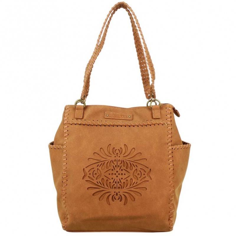 Sac seau effet peau de pêche motif ajouré Scooter Quitos SCOOTER - 1 Sac seau effet peau de pêche motif ajouré Scooter Quitos SCOOTER - 1