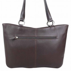 Sac épaule en cuir Duolynx forme petit trapèze DUOLYNX - 4