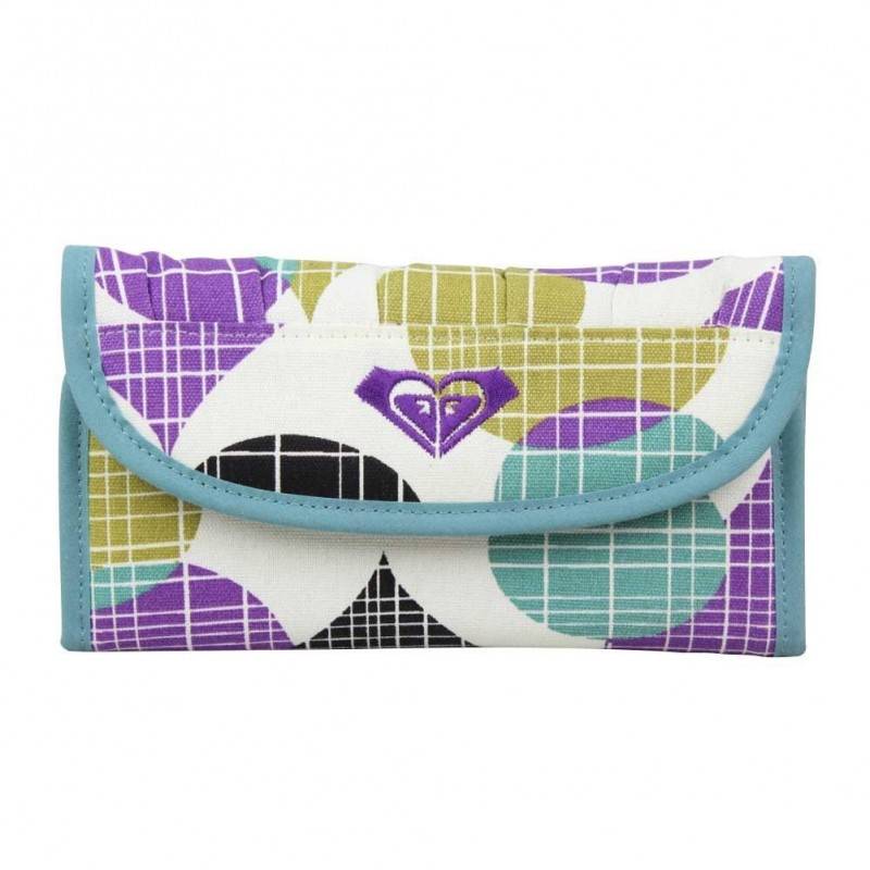 Portefeuille ultra plat toile multicolore Roxy Cream ROXY - 1 Portefeuille ultra plat toile multicolore Roxy Cream ROXY - 1