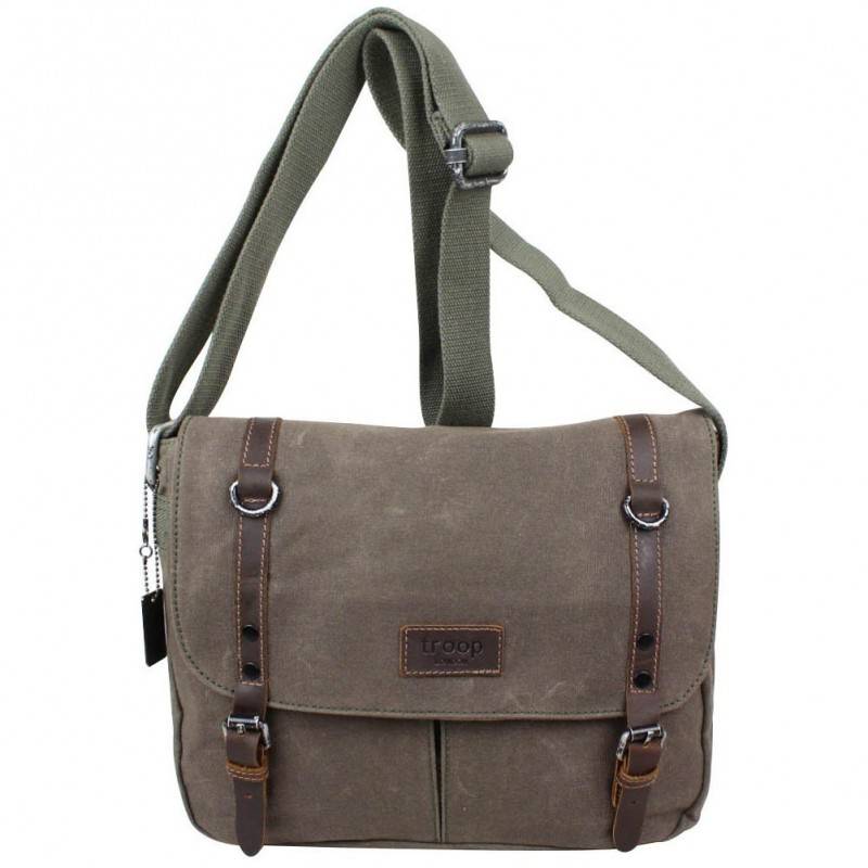 Sac gibecière toile brute et boucles Troop G Sac gibecière toile brute et boucles Troop G