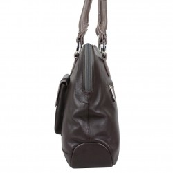 Sac cabas cuir Patrick Blanc bi couleur 105068 PATRICK BLANC - 2