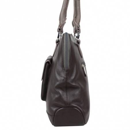 Sac cabas cuir Patrick Blanc bi couleur 105068 PATRICK BLANC - 2