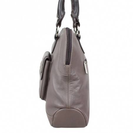 Sac cabas cuir Patrick Blanc bi couleur 105068 PATRICK BLANC - 2