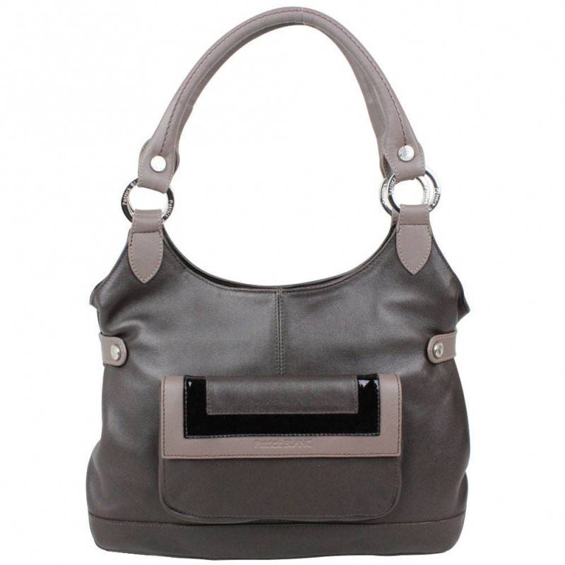 Sac cabas cuir Patrick Blanc bi couleur 105068 PATRICK BLANC - 1