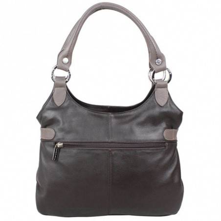 Sac cabas cuir Patrick Blanc bi couleur 105068 PATRICK BLANC - 4