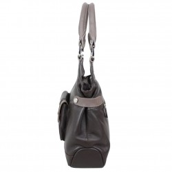 Sac cabas cuir Patrick Blanc bi couleur 105068 PATRICK BLANC - 2