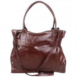 Sac bandoulière cuir Patrick Blanc bicolore 105065 PATRICK BLANC - 4