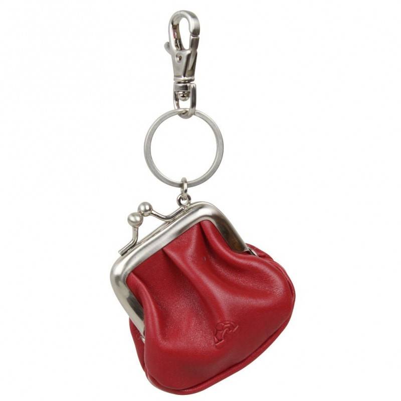 Micro porte monnaie fermoir cuir Tony Perotti / déco de sac Tony PEROTTI - 1 Micro porte monnaie fermoir cuir Tony Perotti / déco de sac Tony PEROTTI - 1