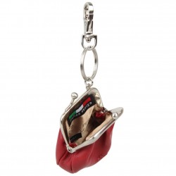 Micro porte monnaie fermoir cuir Tony Perotti / déco de sac Tony PEROTTI - 2 Micro porte monnaie fermoir cuir Tony Perotti / déco de sac Tony PEROTTI - 2