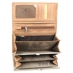 Portefeuille en cuir vintage fermoir rabat Tony Perotti VE Tony PEROTTI - 9 Portefeuille en cuir vintage fermoir rabat Tony Perotti VE Tony PEROTTI - 9
