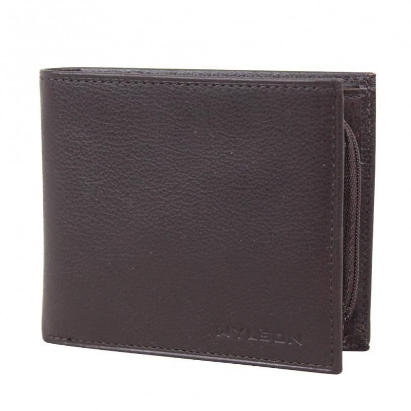 Portefeuille européen cuir marron de marque Wylson WYLSON - 1 Portefeuille européen cuir marron de marque Wylson WYLSON - 1