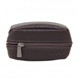 Porte monnaie grain de café deux poches cuir WYLSON WYLSON - 1 Porte monnaie grain de café deux poches cuir WYLSON WYLSON - 1
