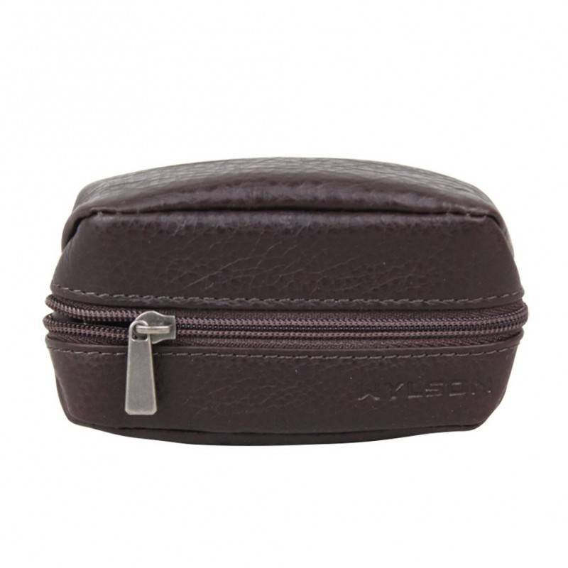 Porte monnaie grain de café deux poches cuir WYLSON WYLSON - 1 Porte monnaie grain de café deux poches cuir WYLSON WYLSON - 1