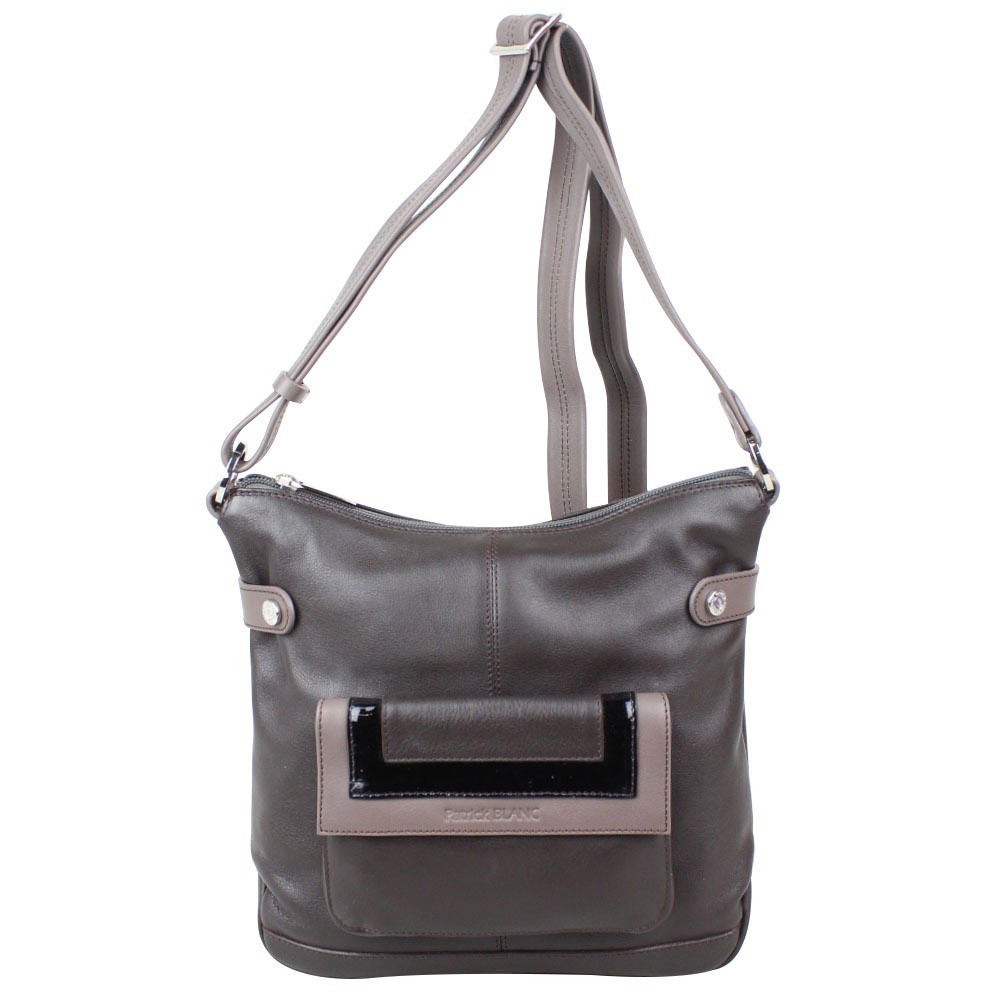 Sac cabas cuir Patrick Blanc bi couleur 105068 PATRICK BLANC - 1